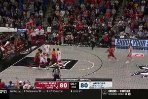 刺激💥杰登·布拉德利压哨中投绝杀！助亚利桑那打进大十二决赛